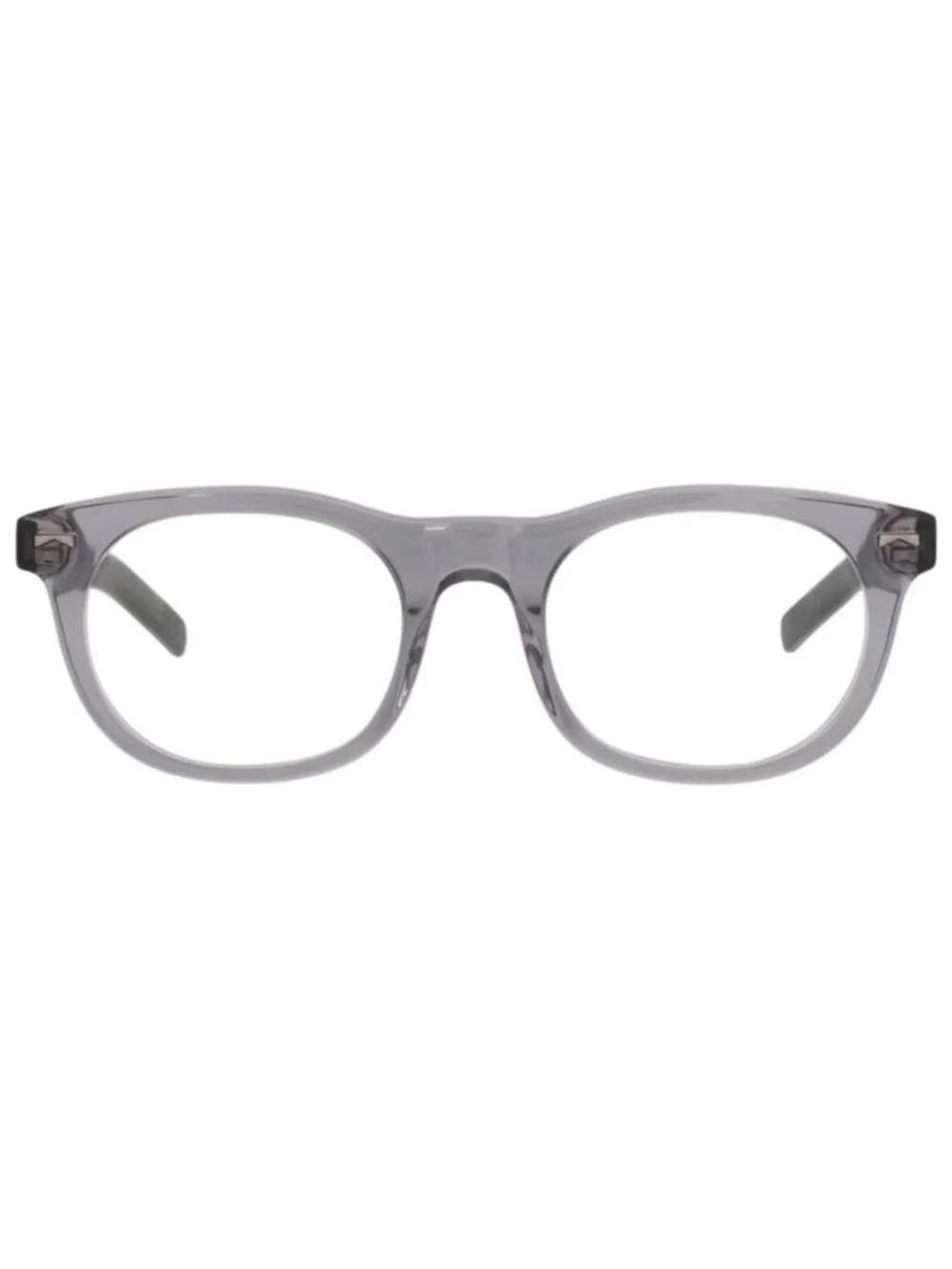 New Montblanc Mens Round/Oval Grey Black Transparent Fashion Designer Eyeglasses